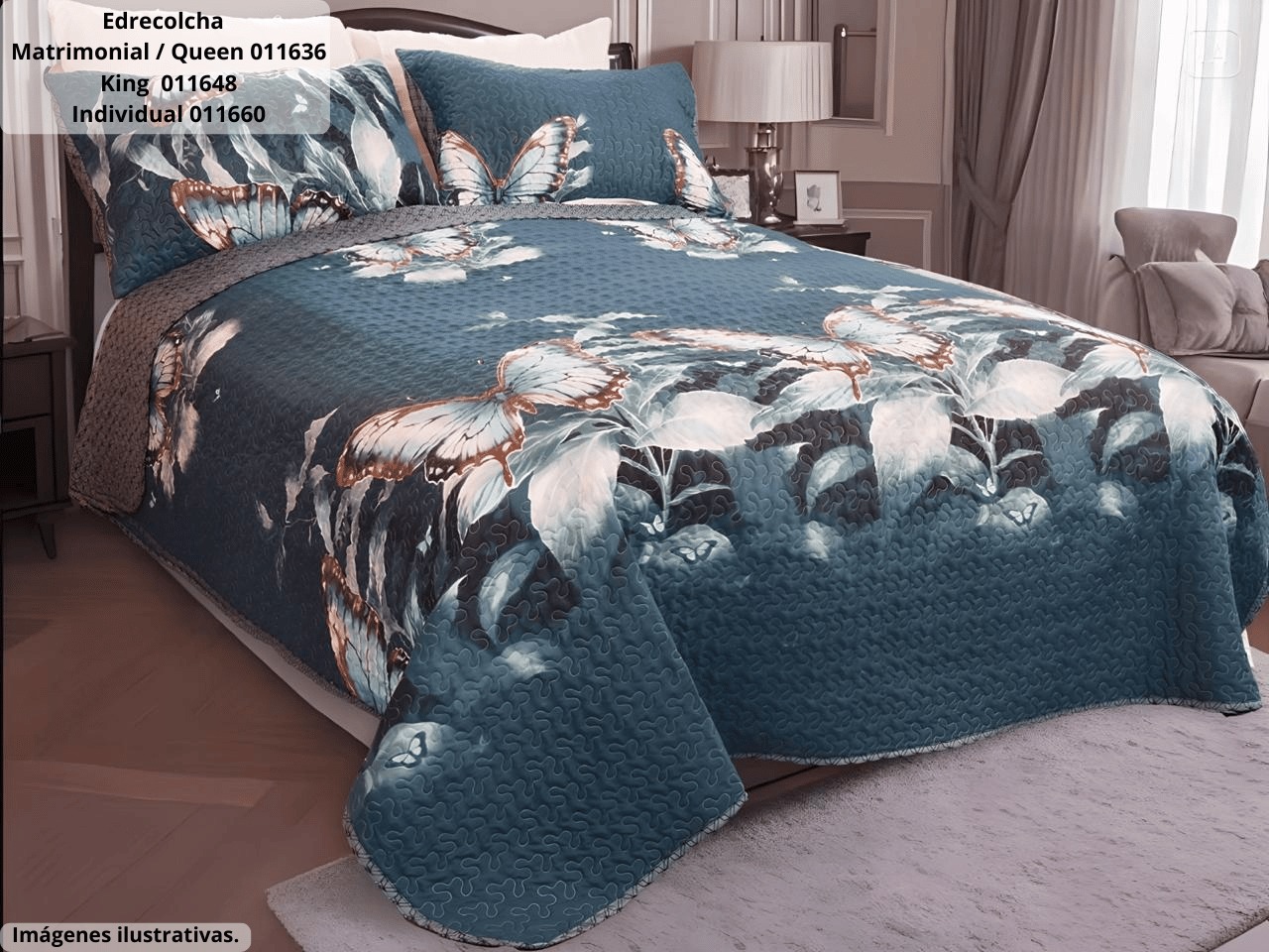 Mariposa Azul-Marino